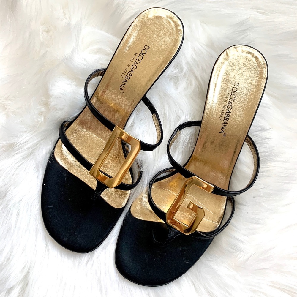 Dolce & Gabbana Logo Mules